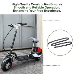 8mm 05T Open Loop Scooter Chain – 3 Feet with Master Link