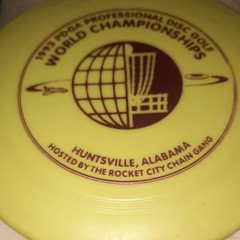 1993 PDGA Professional Disc Golf World Championships Yellow 176g Disc