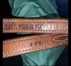 Luc Childeric 44 Inch Stirrup Leathers Calfskin Wrapped Made In France