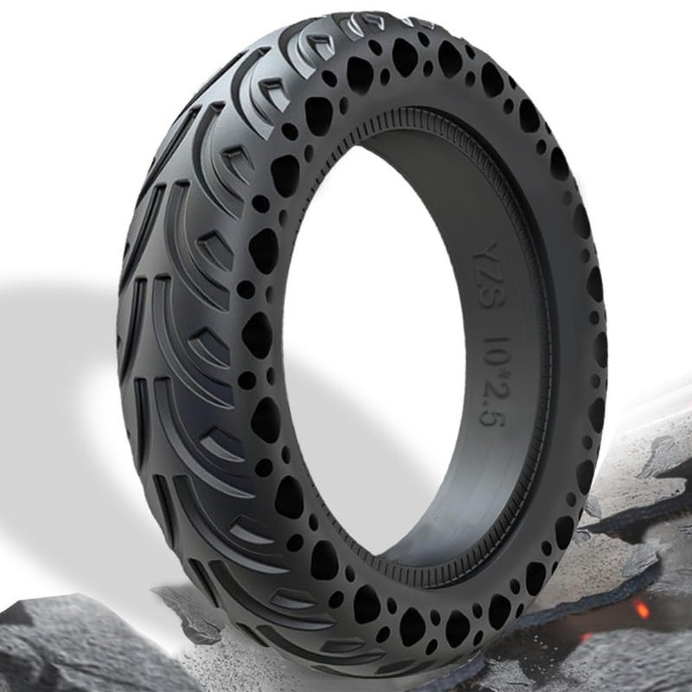 60/70-6.5 Solid Tire, 10×2.5 Tubeless Tyre Replacement for Segway Ninebot Max…