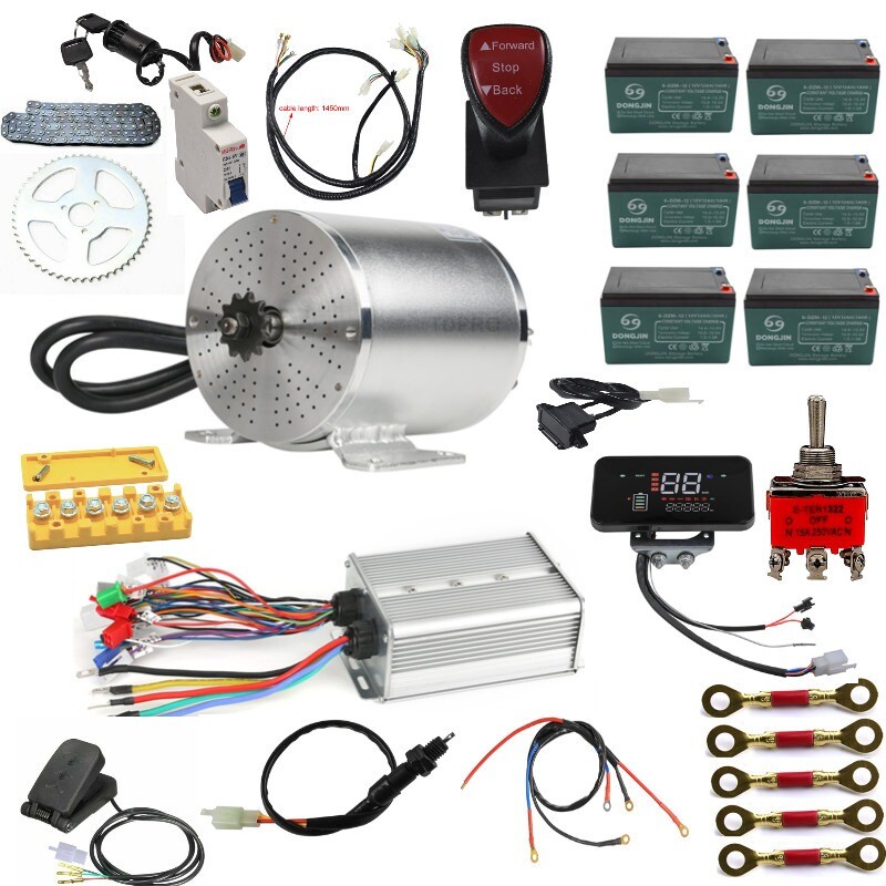 3000W 72V Brushless Motor Controller Kit Part for Electric ATV Go Kart Golf Cart