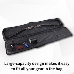SPG Archery Recurve Bow Case for Longbow and Traditional Bow, 2 Sizes Longbow Ba