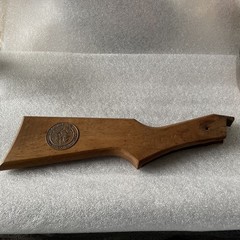 Daisy Red Ryder 1938–1988 BB Gun Wooden Stock w/ Brass Medallion