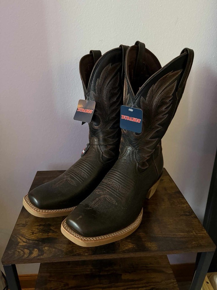 Men’s Durango Rebel Pro Liver Chestnut/Black Western boots (Model: DDB0419)