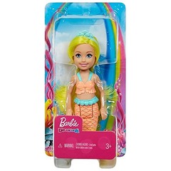Dreamtopia Chelsea Mermaid Doll, 6.5-inch with Yellow Hair and Tail