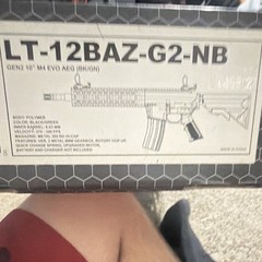Lancer Tactical GEN2 10″ M4 EVO AEG LT-12BAZ-G2-NB Polymer Body, Metal Gearbox