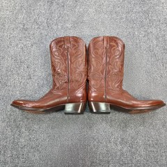Dan Post Men’s Size 10.5 D Milwaukee Brown Leather Cowboy Boots Western DP2111
