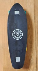 New Kryptonics 27″ Cruiser Complete Skateboard (EKG Blue/Yellow))