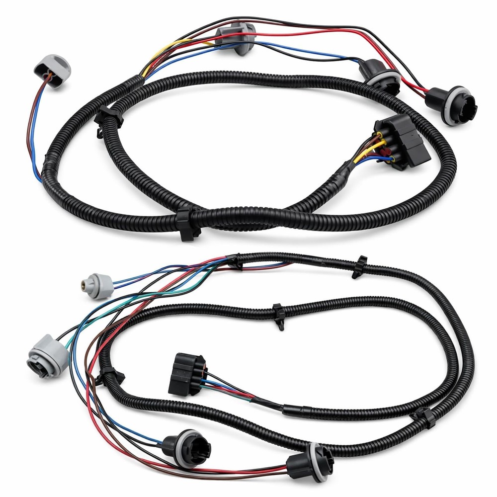 Rear Tail Light Wiring Harness Driver & Passenger Side Compatible with Chevro…