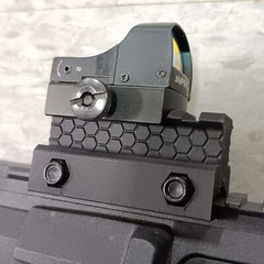 Airsoft Riser Picatinny Rail Mount , 60mm Length , ABS Plastic