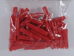 Archery Nocks 6.2mm/0.246″ Rose Red 50PK RRNKS702