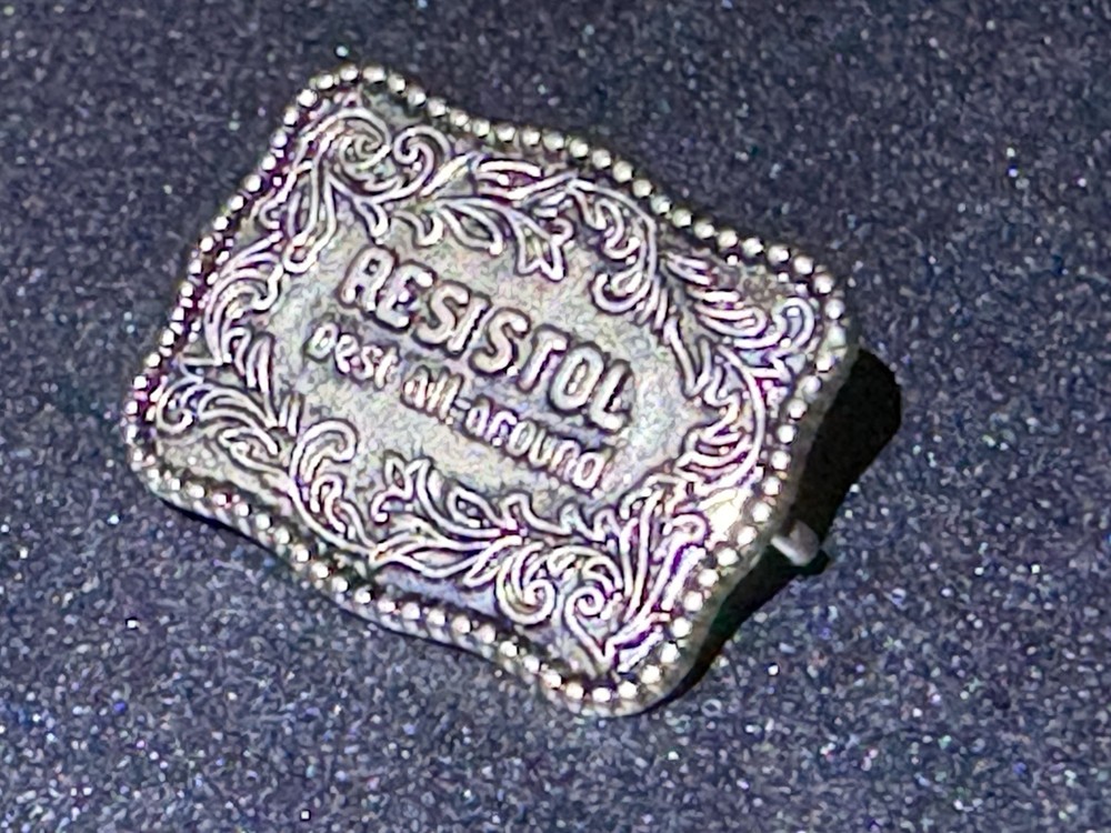 Small Resistol Hat pin – Sterling silver – Vintage – In Excellent Condition