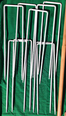 Rare Forster USCA Croquet 4-Player Tournament Grade 1987-1988 Brass Ring Mallets