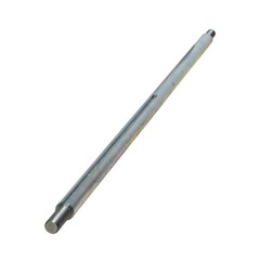 36″ x 1″ Steel Axle Rod with 3/4-16 Fine Thread and 1/4″ Keyed Shaft for Go-Kart