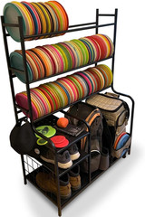 Disc Golf Storage Rack – Holds 140+ Discs & Bag Stand Organizer