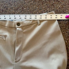 Devon Aire All Pro Classic Show Riding Breeches 32R Beige Equestrian Knee Patch