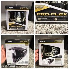 JT Proflex Paintball Mask Goggle Spectra Snow Camo LE