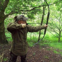 40/60lbs Archery Foldable Bow Outdoor Hunting Folding Longbow Bow Shooting Arrow