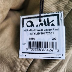 Heritage Ghetto Wear Skateboards Cargo Pants New with Tags Khaki Men’s Size 30 M