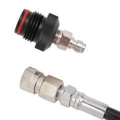 G7 Paintball HPA CO2 Coiled Remote Line, Quick-Disconnect. ASA adapter FREE SHIP