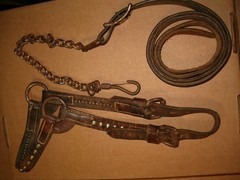 Vintage Leather Horse Harness Straps and Hardware Pieces Tack Equipment