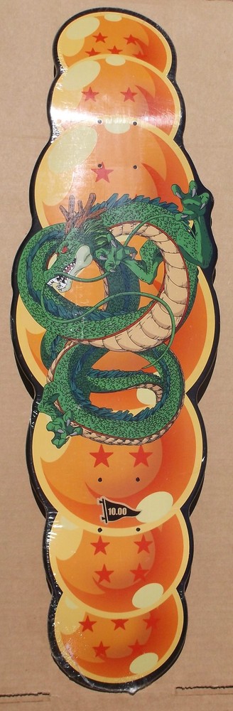 PRIMITIVE X DRAGON BALL Z «SHENRON SHAPED» SKATEBOARD DECK DBZ RARE