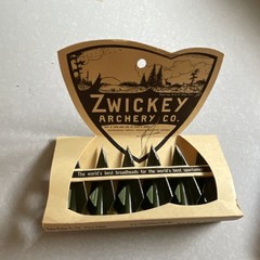 Zwickey Black Diamond Broadheads 125 Grain 11/32 Green Archery Arrowheads