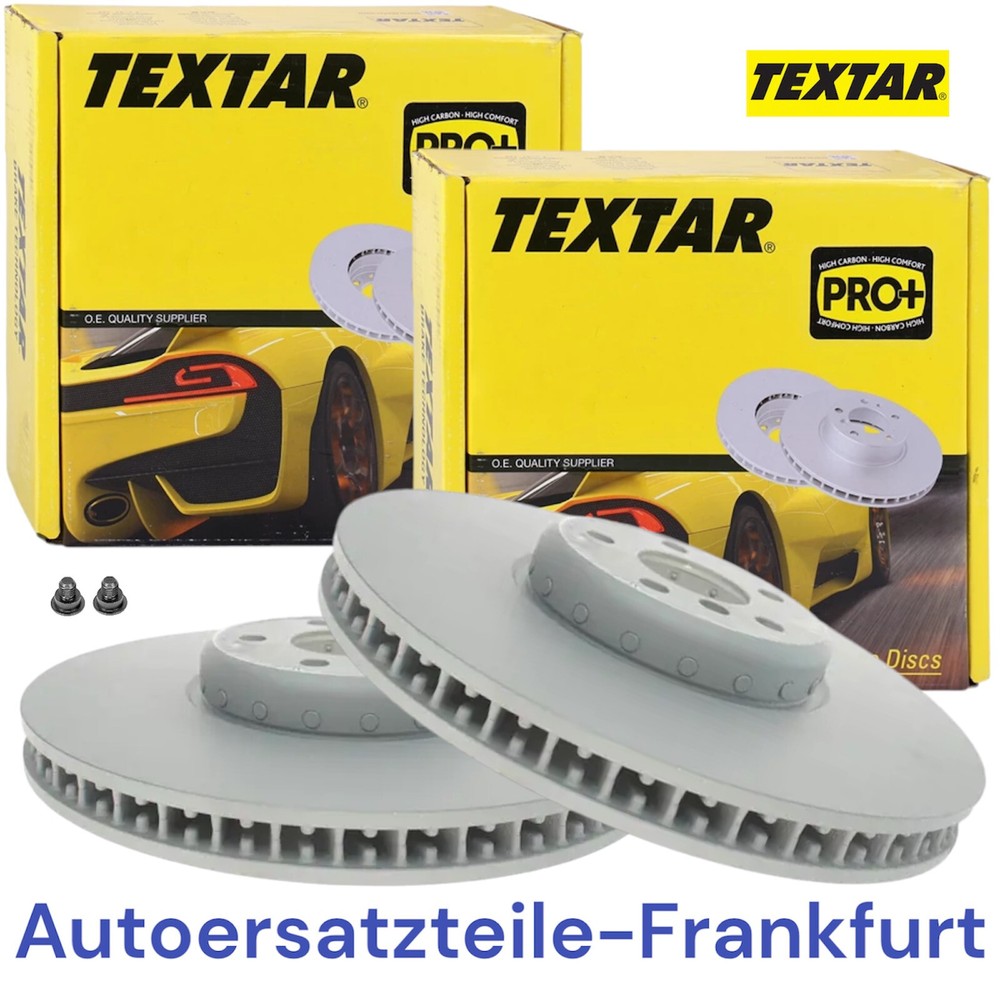 TEXTAR FRONT BRAKE DISCS BMW G42 G20 F22 G26 G30 G31 G32 G11 G12 G14 X5 X6 X7