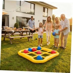 Giant Tic Tac Toe Game for Kids and Adults – Jumbo Inflatable Outdoor Yard