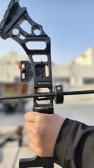 Archery Fishing Set 30-40lbs Straight Bow Alloy Bow Riser Recurve Bow Hunting