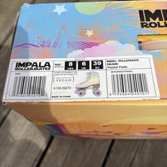 Impala Quad Roller Skates, Size – 8 – Pastel Fade -NEW IN BOX