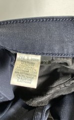 Rag & Bone Women’s Navy Equestrian Cotton Blend Skinny Pants Size 28