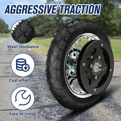 Upgraded Rear Wheel Assembly for Razor Pocket Mod Scooter^-~
