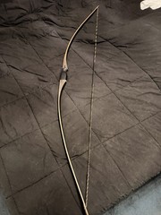 Bear Montana Longbow RH 64in AMO 45lb @28in Black/Brown ML-21 04-487