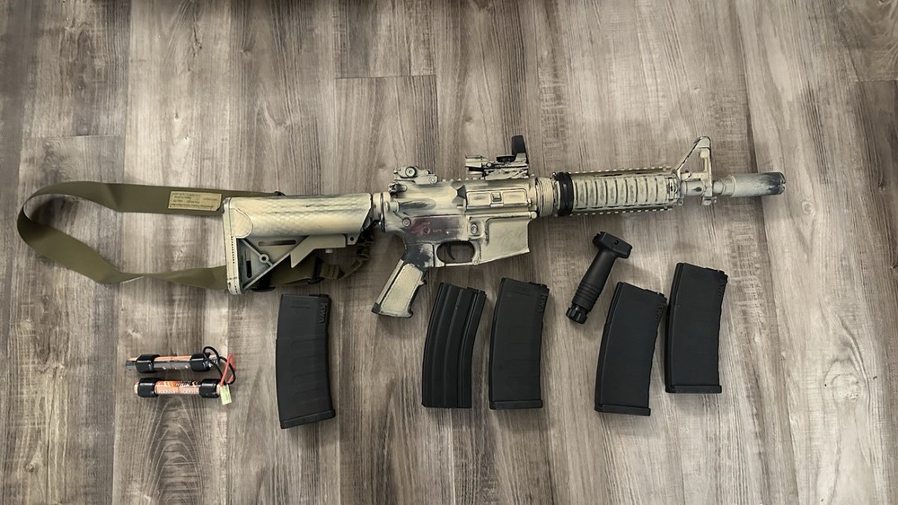 Bundle Lancer Tactical Gen 2 MK18 MOD 0 M4 CQB AEG Low FPS LT-02BL-G2 Airsoft