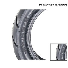 10 Inch 90/55-6 Tubeless Tire Thicken Inflatable Tyre for Electric Scooter