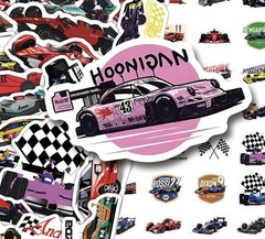 25Pcs Random F1 Racing Car Sport Cars Cartoon Waterproof Stickers