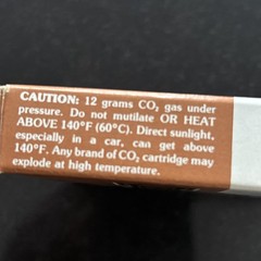Crosman Airgun 5 Copperhead CO2 Powerlets 12 Grams Lot Of 2 (10 Total). 12 Grams
