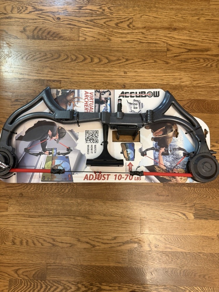 Accubow 2.0 Carbon Fiber Virtual Archery Practice System Bow Arrow Hunting New