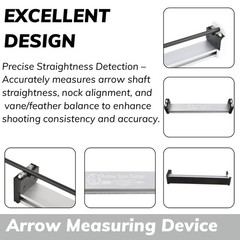 Aluminium Tester Arrow Spain Detector Balance Checker Outdoor Hunting Shooting