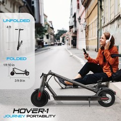 Hover-1 Journey Folding 42 x 16.5 x 44.8 inches, 42 x x 19.2, Bkack