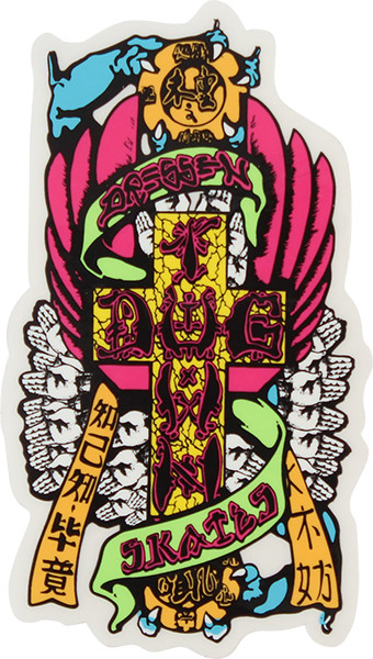 Dogtown Skates DTST Dressen Hands 4″ Sticker / Decal FREE SHIPPING!