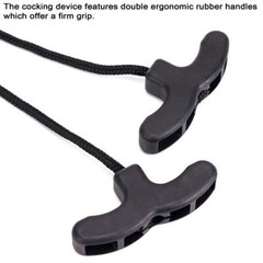 Crossbow Rope String Cocking Device Cocker Ropes for Archery Hunting Handle Tool