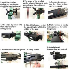 Archery Launcher Rapid Bow Shooter Recurve Compound Bow Comtinuous Shoot 6 Arrow