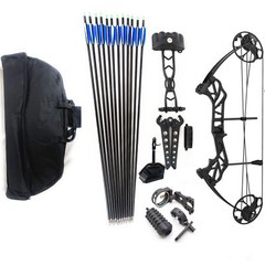 Southland Archery Supply Destroyer 28 #55/60Lbs 28″ ATA Compound Hunting Bow Kit