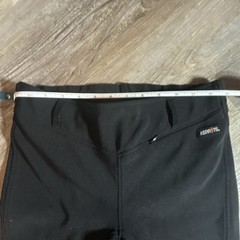 Kerrits Women’s Black Riding Breeches Full Seat Ribbed Cotton Blend, Size M