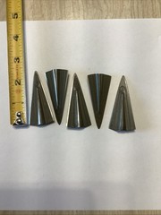 Vintage 2 Blade Glue on Broadheads Lot Of 5