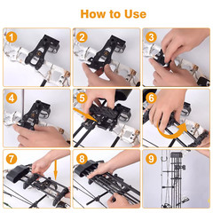 Bow Quiver Crossbow Quiver Archery Arrows Holder Hunting Compound Bows 5 Arrow