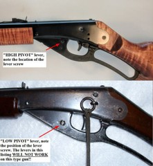 HIGH POWER SPRING FOR DAISY RED RYDER BB GUN & CURVED METAL LEVER FREE SHIPPING