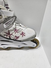 Bladerunner Phaser Adjustable Inline Skates Youth 5-8 White With Stars Manual
